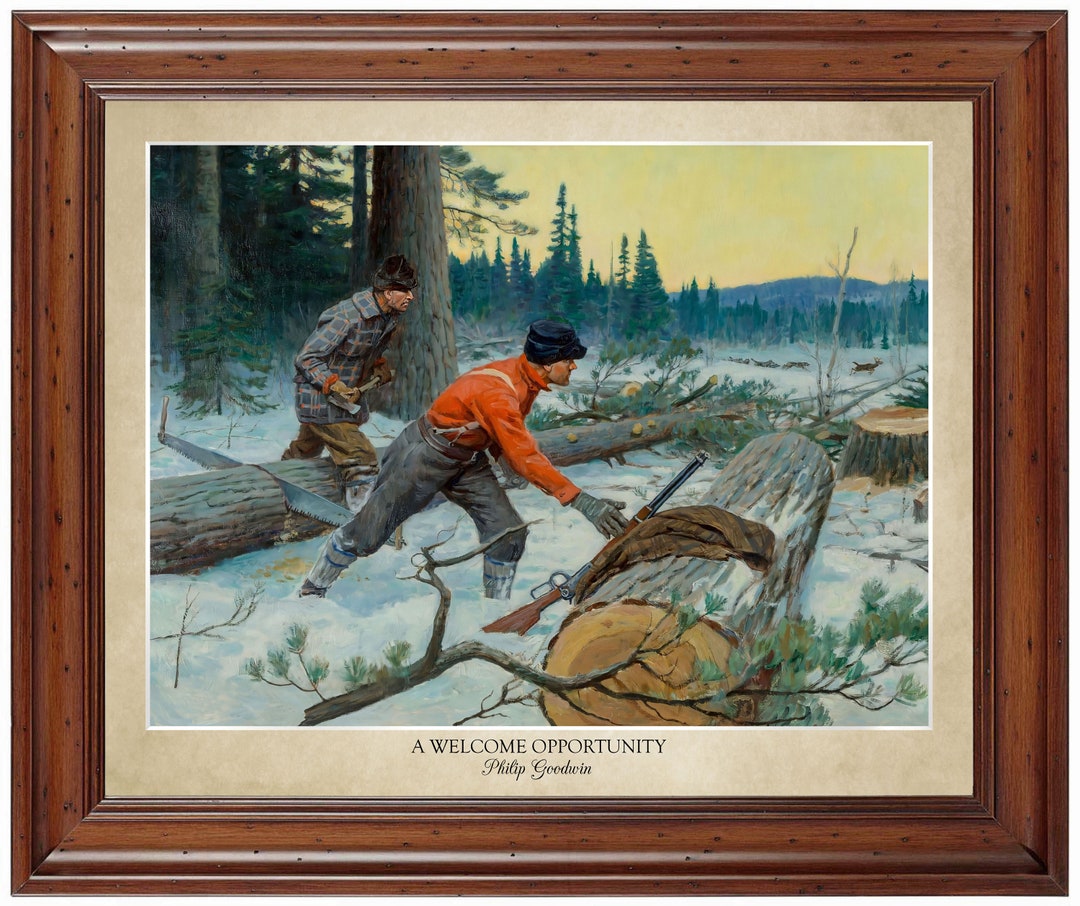 Philip Goodwin Rustic A Welcome Opportunity by Philip Goodwin; 18x24