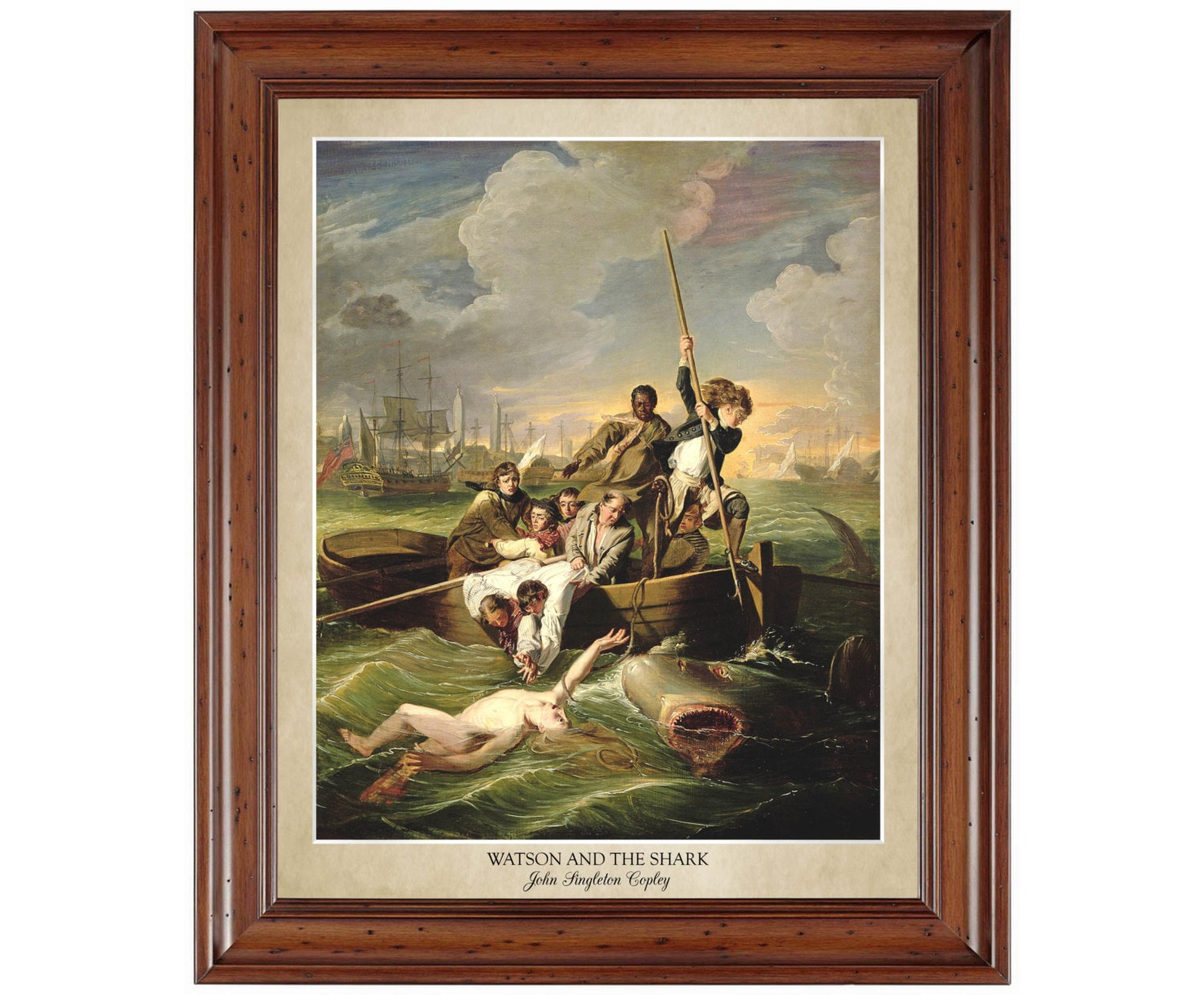 Watson And The Shark By John Singleton Copley 1778 18x24 Print watson-and-the-shark-by-john-singleton-copley-1778-18x24-print