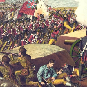 Battle of New Orleans 1815 18x24 print displaying the artist's name and title of painting does not include frame image 4