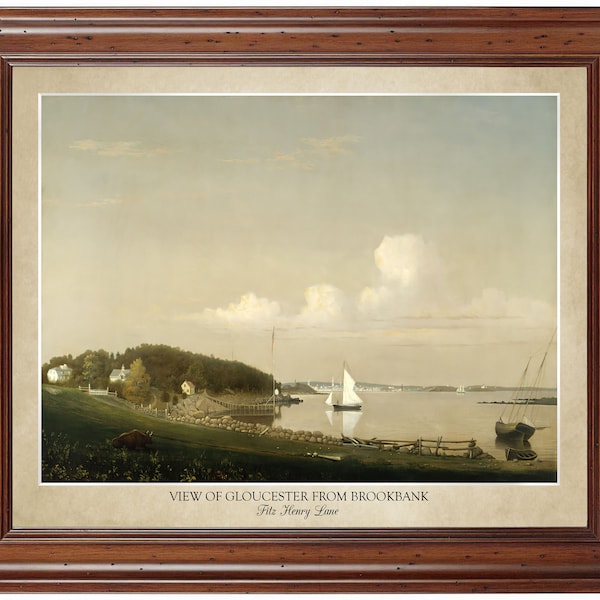 Fitz Henry Lane Art Etsy