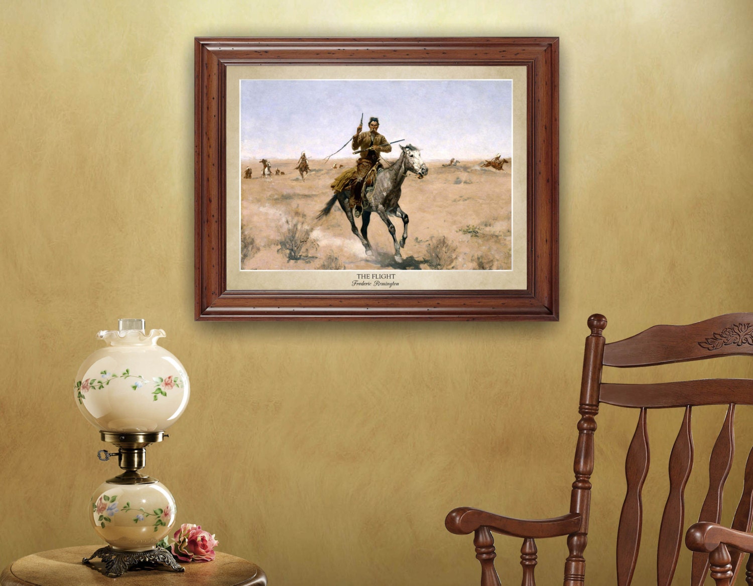 The Flight by Federic Remington The Flight by Federic Remington