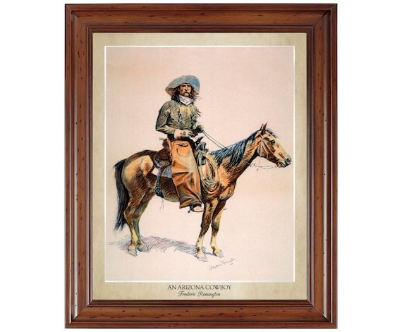 An Arizona Cowboy by Frederic Remington (1901); 18x24