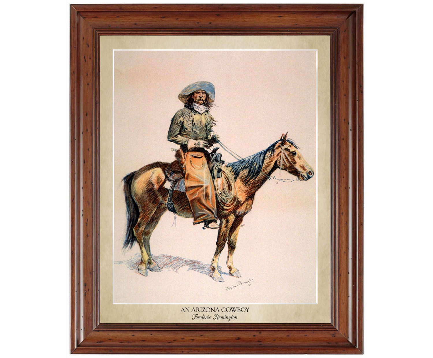 Frederic Remington Canvas Prints Western Cowboy Wall Art