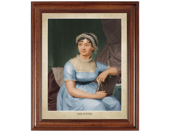 jane austen blue dress portrait Jane main image 1