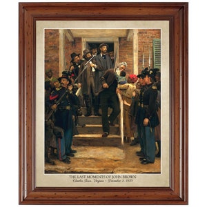 The Last Moments of John Brown by Thomas Hovenden; 18x24&quot; print (does not include frame)