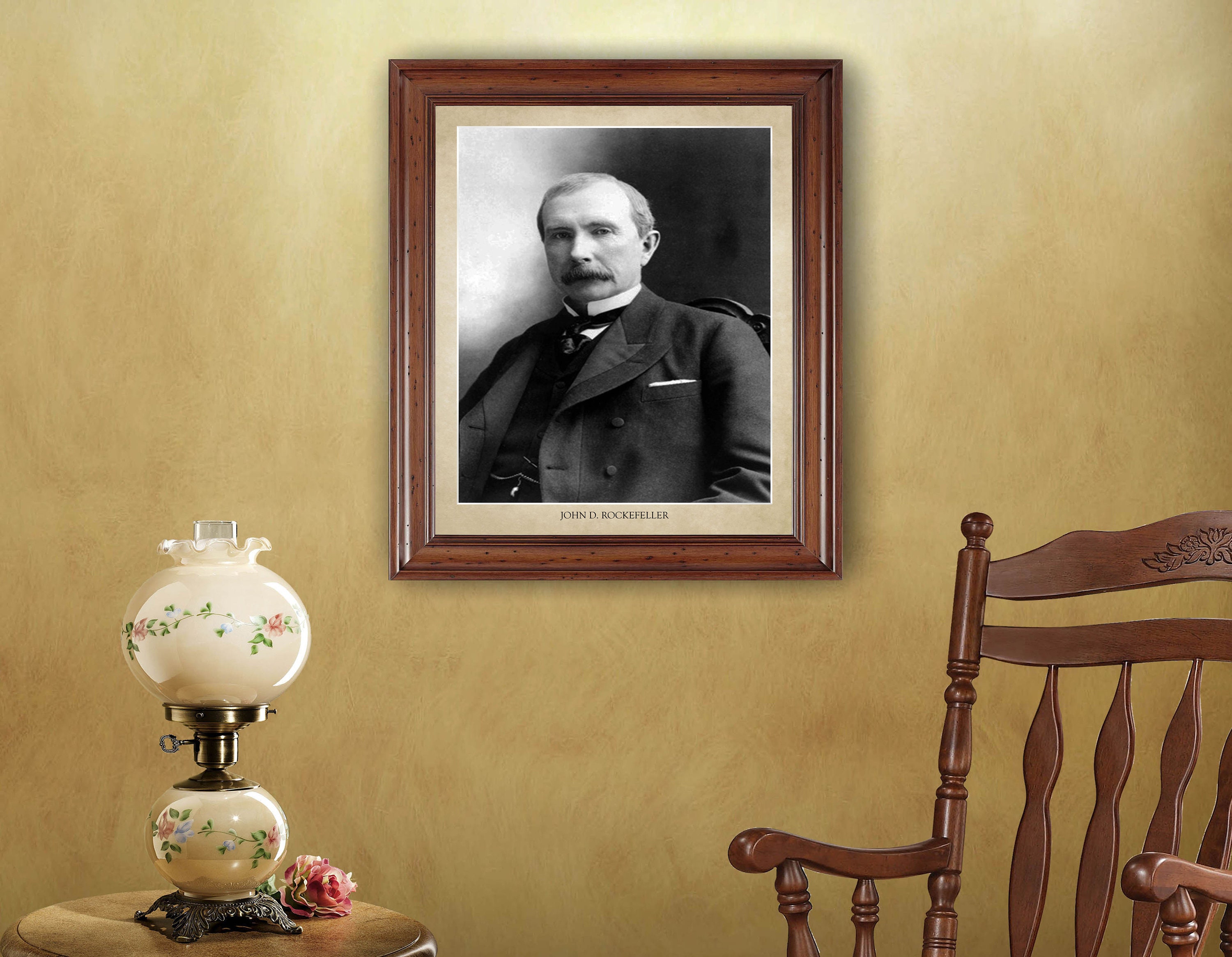 John D. Rockefeller portrait 18x24 print does not -  Portugal