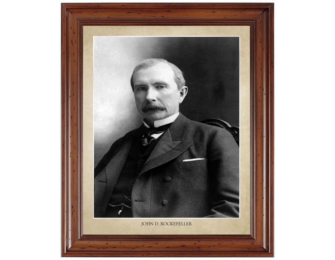 John D Rockefeller. Portrait of John Davison Rockefeller Sr (1839