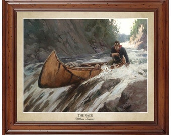 The Race by WHD (William) Koerner (1912); 18x24" print displaying the artist's name and title of painting (does not include frame)