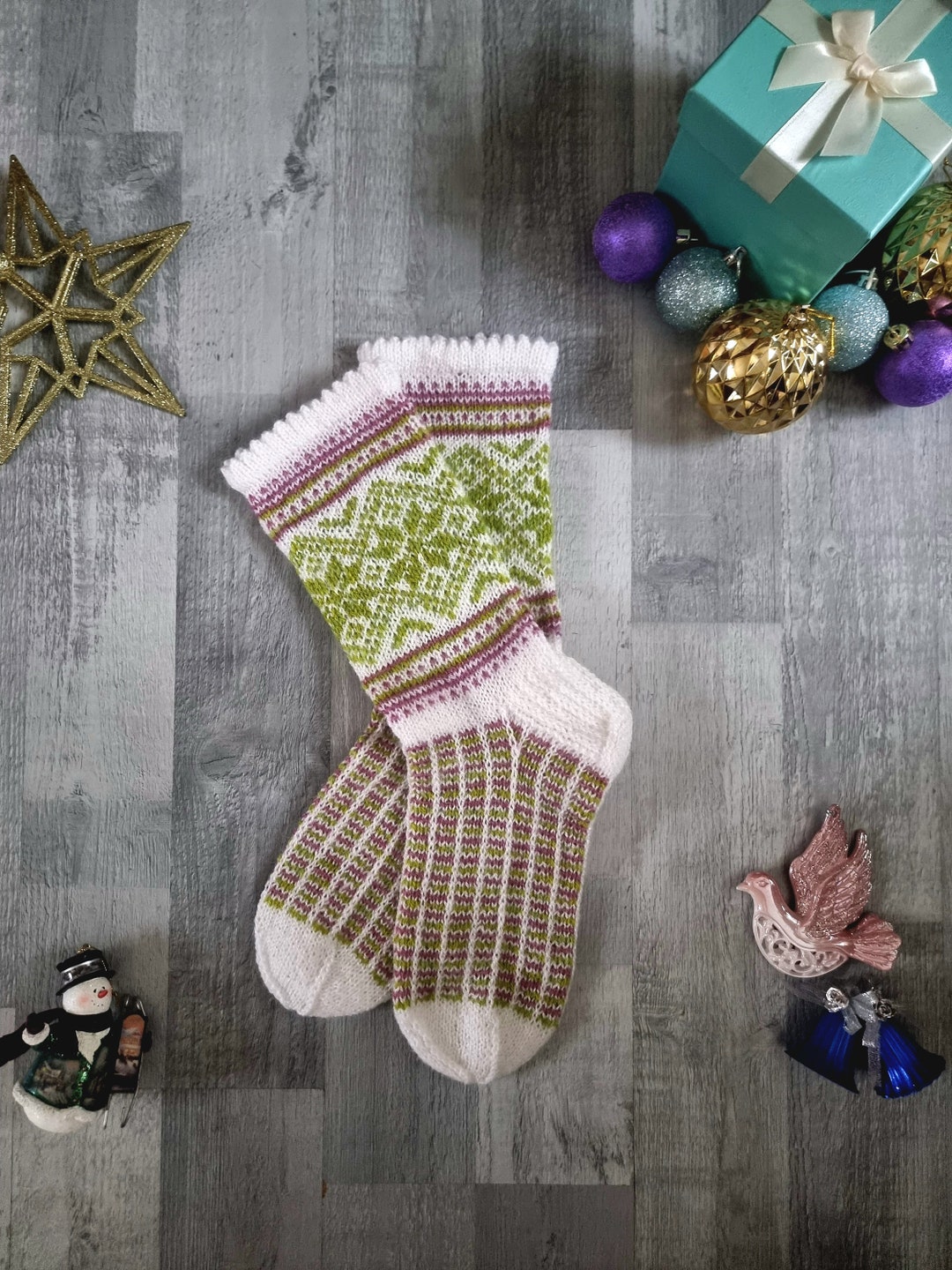 Hand Knitted Socks UK Adults Size 7.58.0 Etsy UK