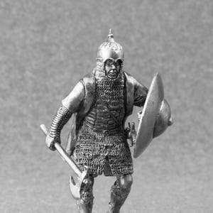 Siege of Constantinople 1453 Middle Ages, Tin Metal Action Toy, Figurine Turkish Army Soldier Miniature 54mm, 1/32 Scale Collection Dad Gift