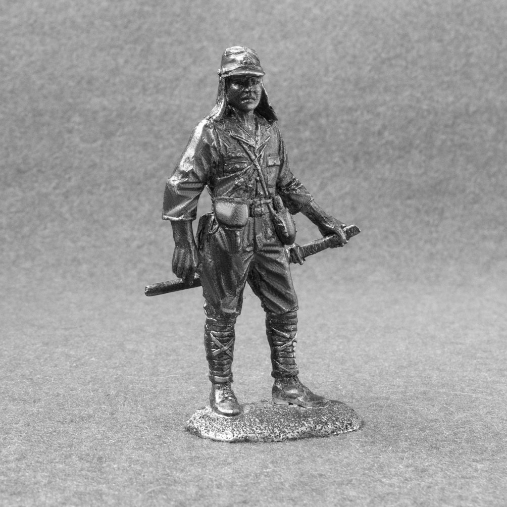 Japanese Handmade Statuette Figurine Officer in 1944 Year Etsy