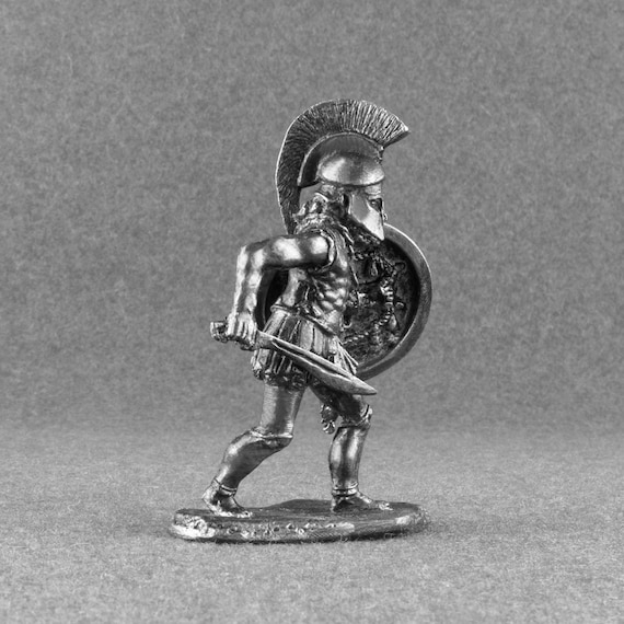Ancient World — Hoplite Siceliota — 54 mm Lead Figure 