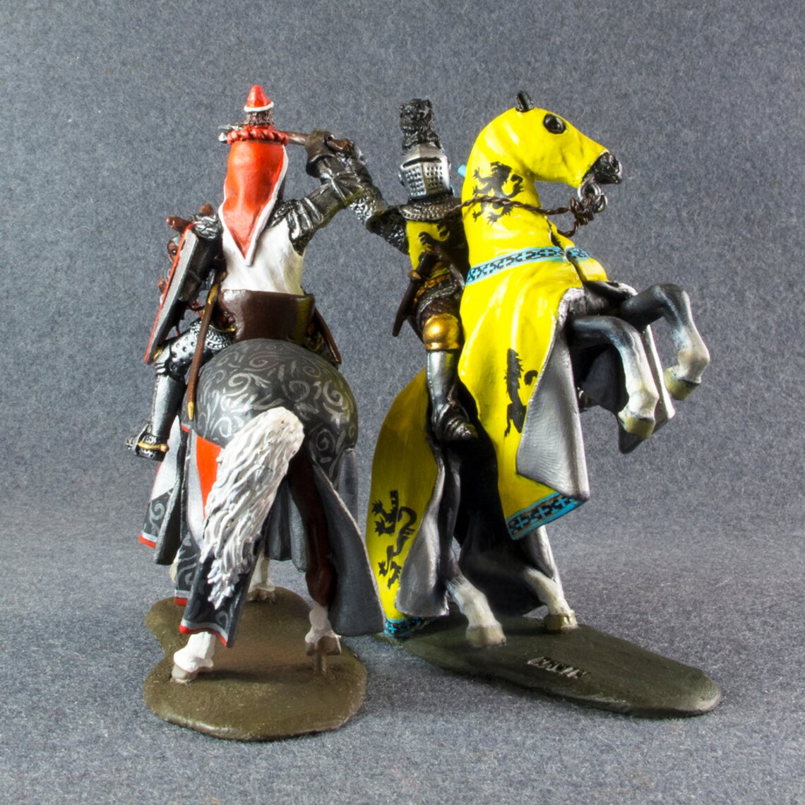 Knight Action Figures Battle of Crecy in 1346 Medieval 1/32 | Etsy