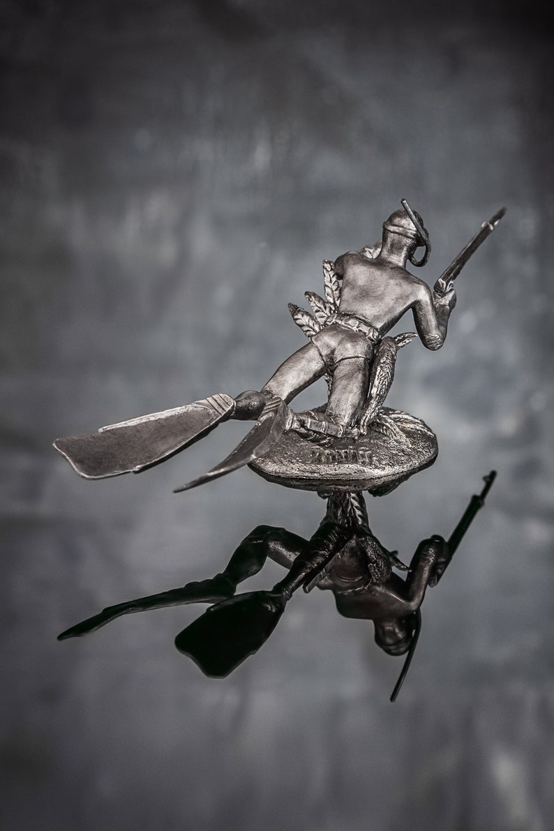 Toy model Diver Underwater hunter 1/32 Toy Soldiers Tin Metal Etsy