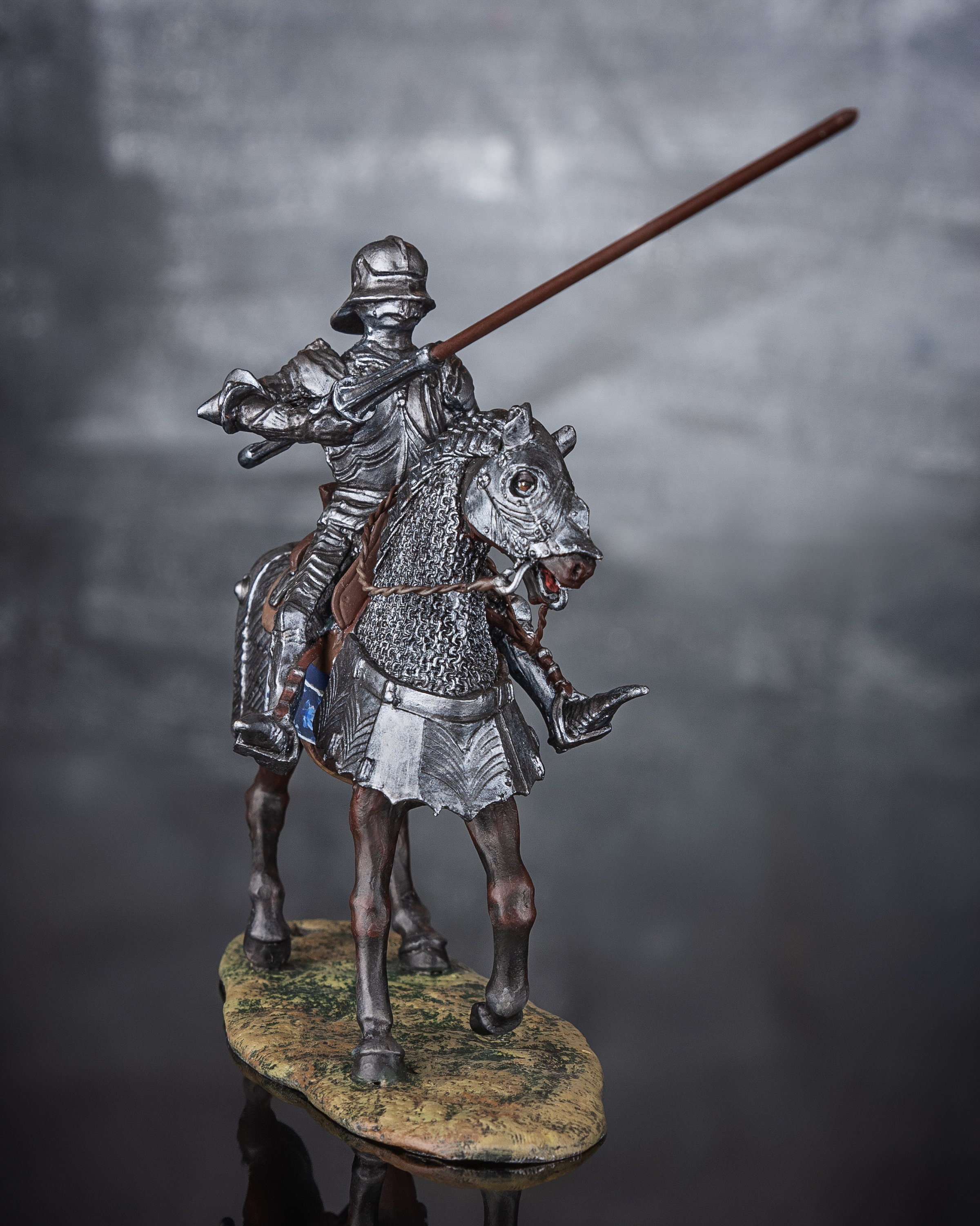 Aktion Figur 54mm Ritter mit Lanze Ritter Auf Pferd Ritter | Etsy