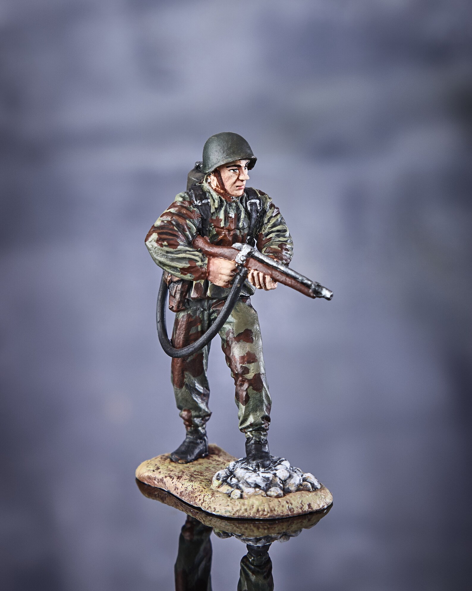 WW2 Toy Soldier of the USSR with Flame Thrower 1/32 Scale 54mm Etsy