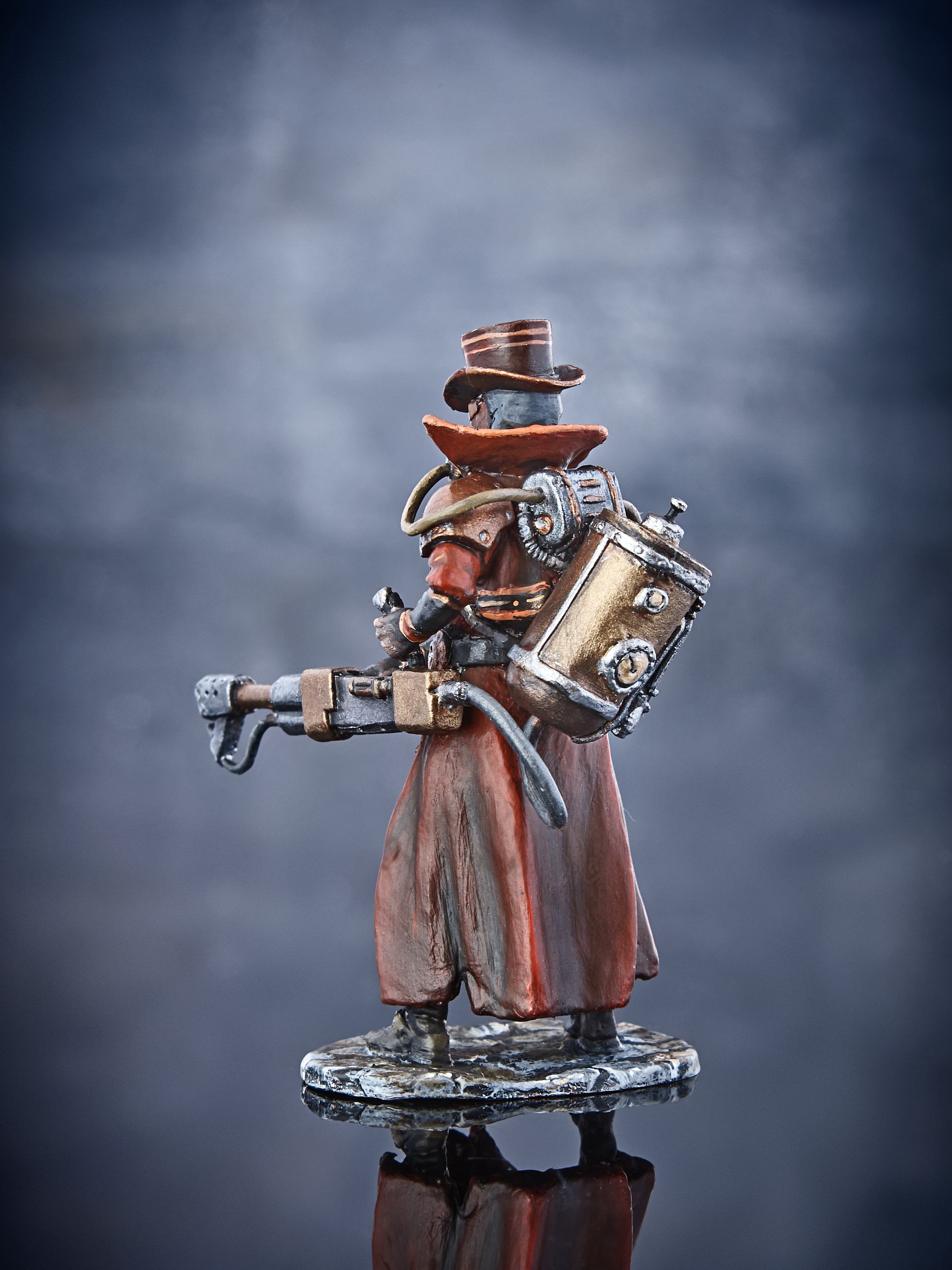 Elite gemalt Zinnfigur model 1/32 54mm teampunk Venetian Plague Doctor