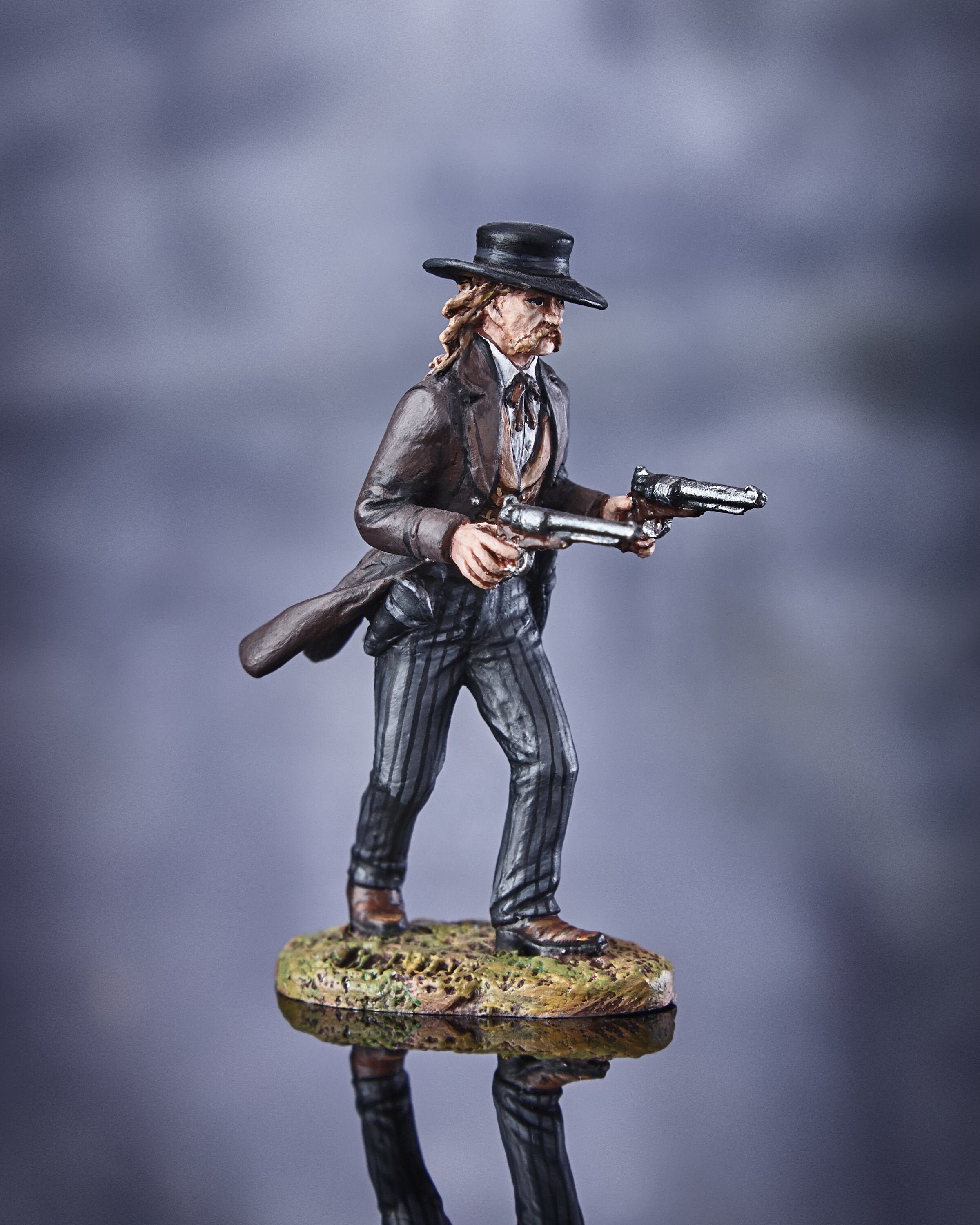 Hand Painted Hero Action Figure Wild Bill Hickok American Hero Etsy