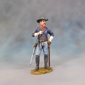 Figurine 54mm Hand Painted, Historical Figure Soldier, Teacher Gift, American History, Union Infantry, American Civil War Tin Toy Soldier