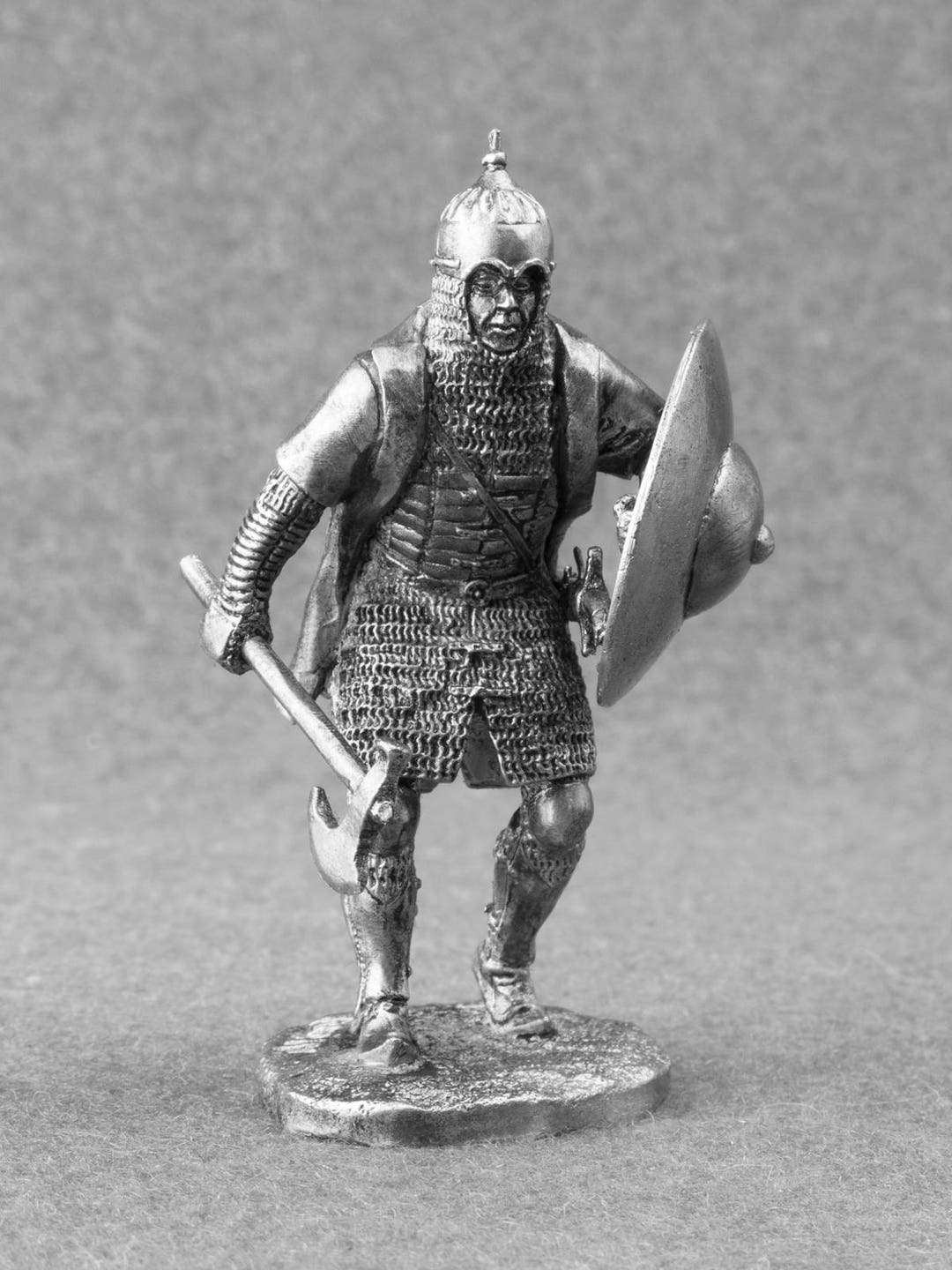 Toy Soldier Miniature Tin Metal Action Statuette Figurine Etsy