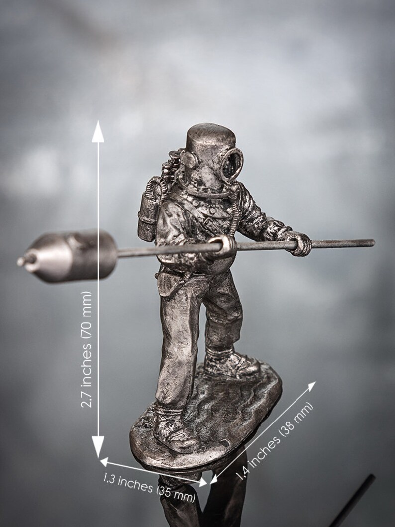 Japanese Diver Soldier Toy 1/32 Scale Navy Diver Fukuryu Etsy