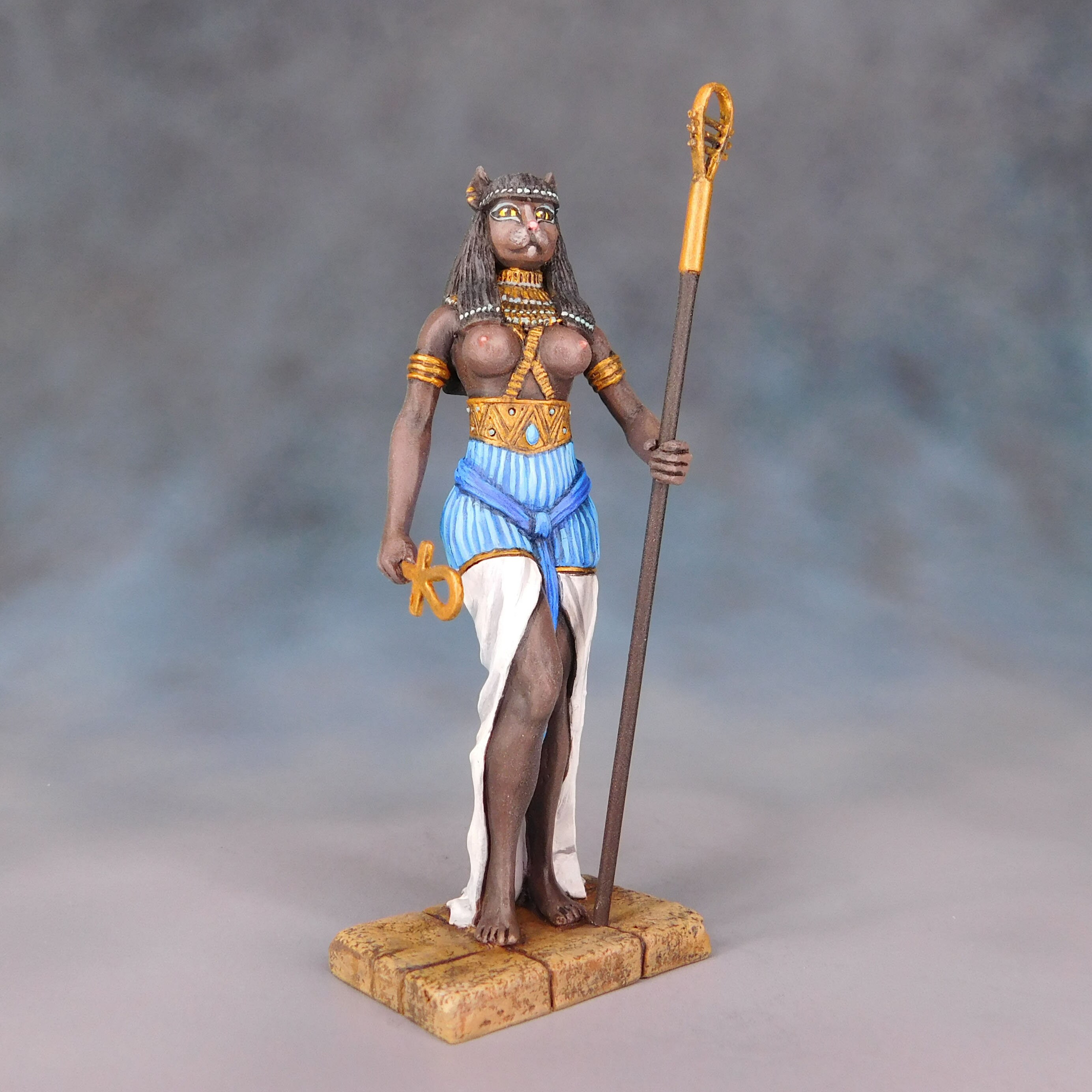 Bastet, Bast figurine, Egyptian goddess, pagan goddess, egypt
