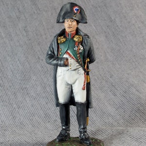Toy Soldiers 54mm, French Emperors Miniature, Hand Painted Historical Toy, Men&#39;s Gift, Collectible Toy, Model of Napoleon Emperor of French