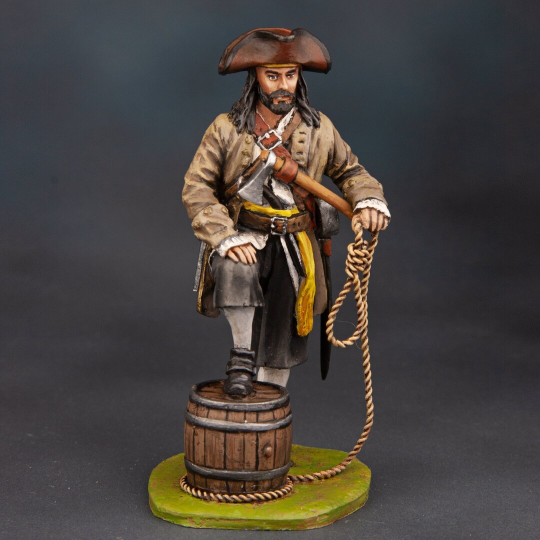 Tin Miniature. Pewter Sculpture. Tin Soldier. Pirate Tin Etsy