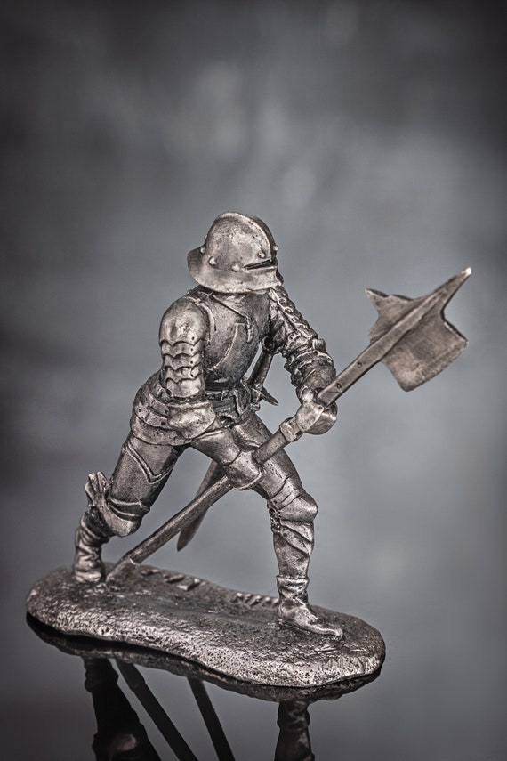 unpainted 54mm metal toy soldiers