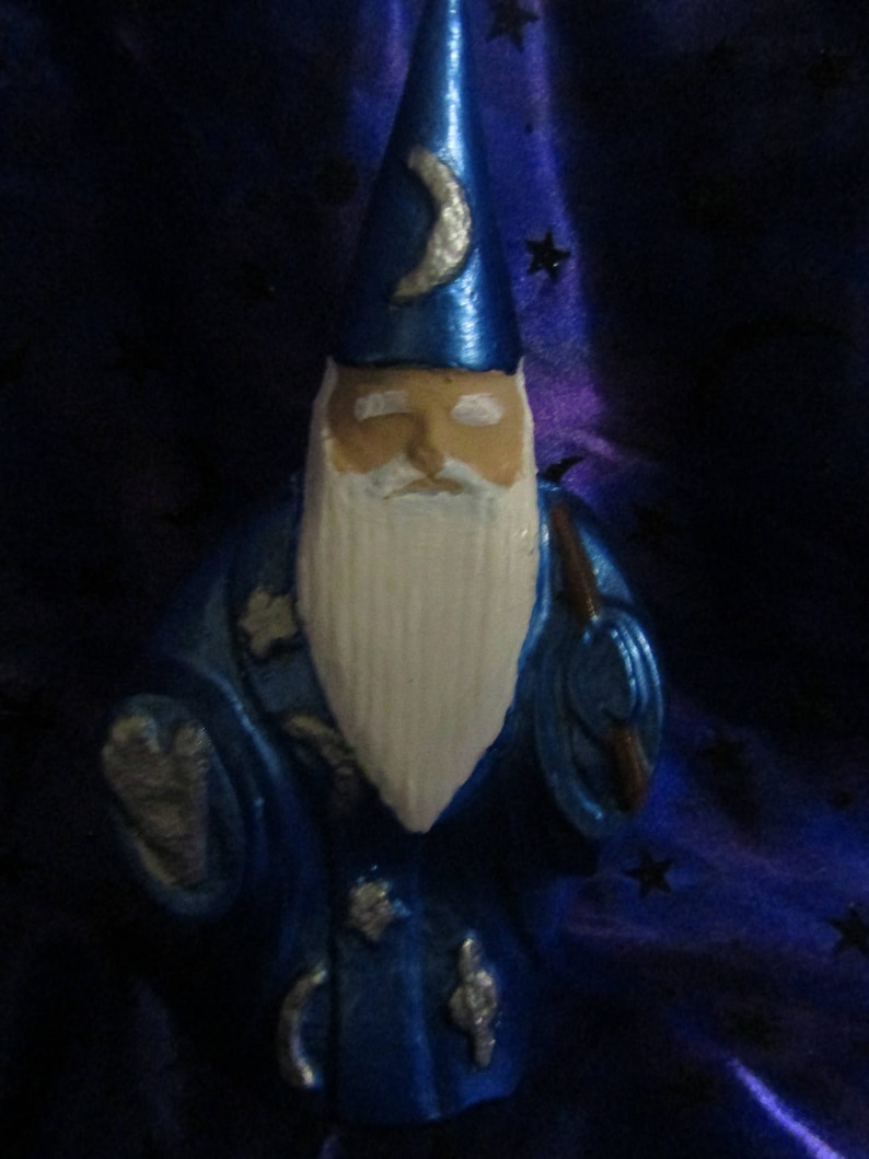 Wizard Candlehome Decorcandlesfantasyholiday Giftsunique Etsy