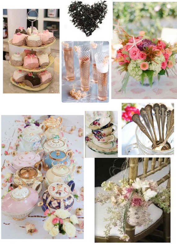 Items similar to Afternoon Tea Party Decorating Package (Decorating