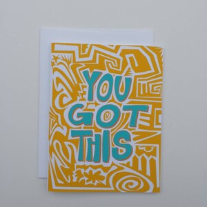 Printable You Got This Card - Good Luck - Instant Download - Etsy