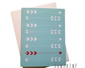 INSTANT DOWNLOAD -  Arrows - Printable DIY Card for Friend, Love, Anyone