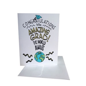 Printable Graduation Card - Congratulations Graduate -  Instant Download