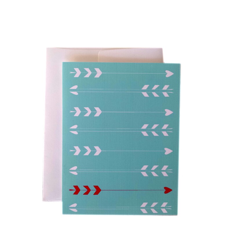 INSTANT DOWNLOAD - Arrows - Printable DIY Card for Friend, Love, Anyone ...