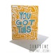 Printable You Got This Card Good Luck Instant Download - Etsy