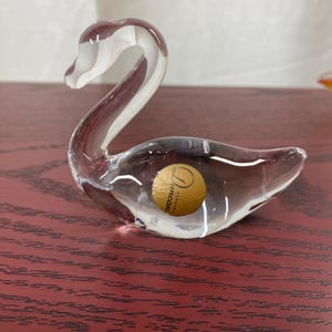 Duncan Miller Glass Swan