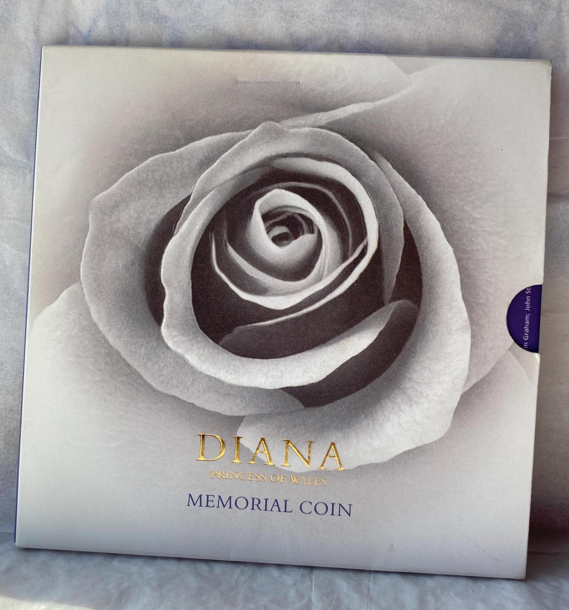 ダイアナ妃追悼記念SILVER PROOF MEMORIALCOIN  Princess Diana Silver Proof Coin - Etsy Canada