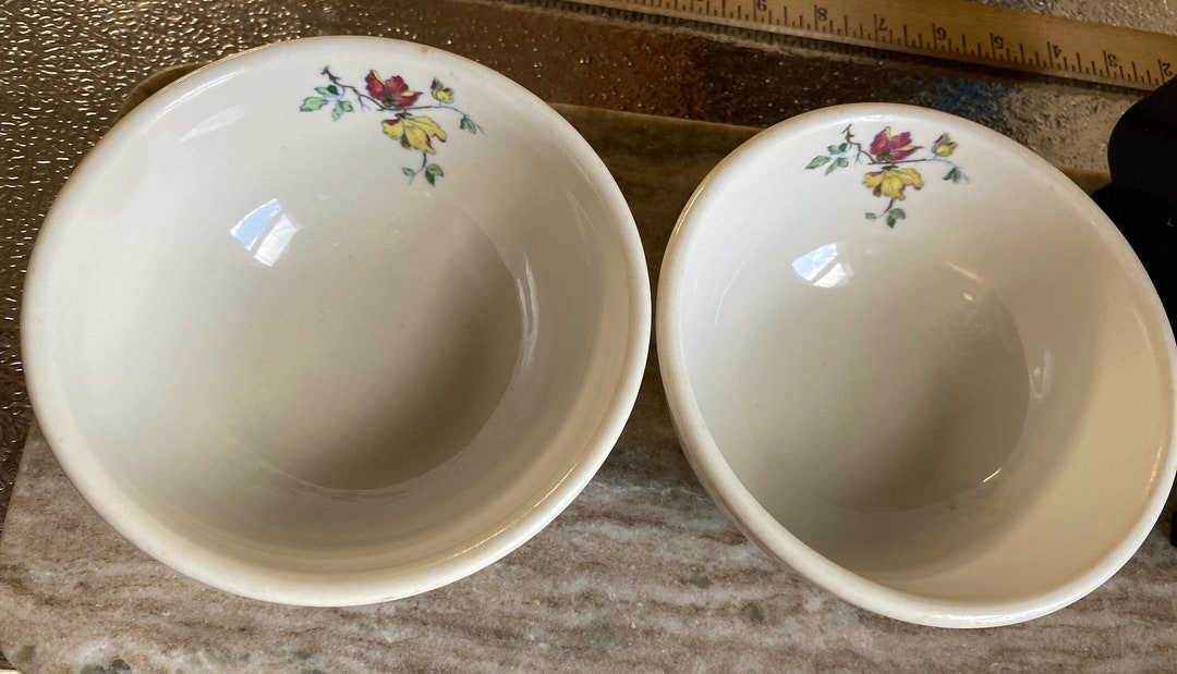 Vintage Mayer China Rosedale Pattern Collectable Kitchen Decor Beaver ...