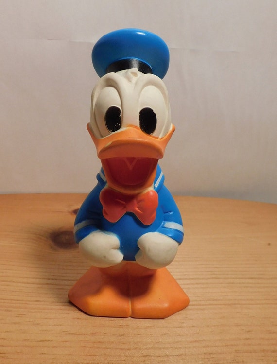 Collectable Walt Disney Donald Duck Rubber Squeaky Toy Etsy Ireland