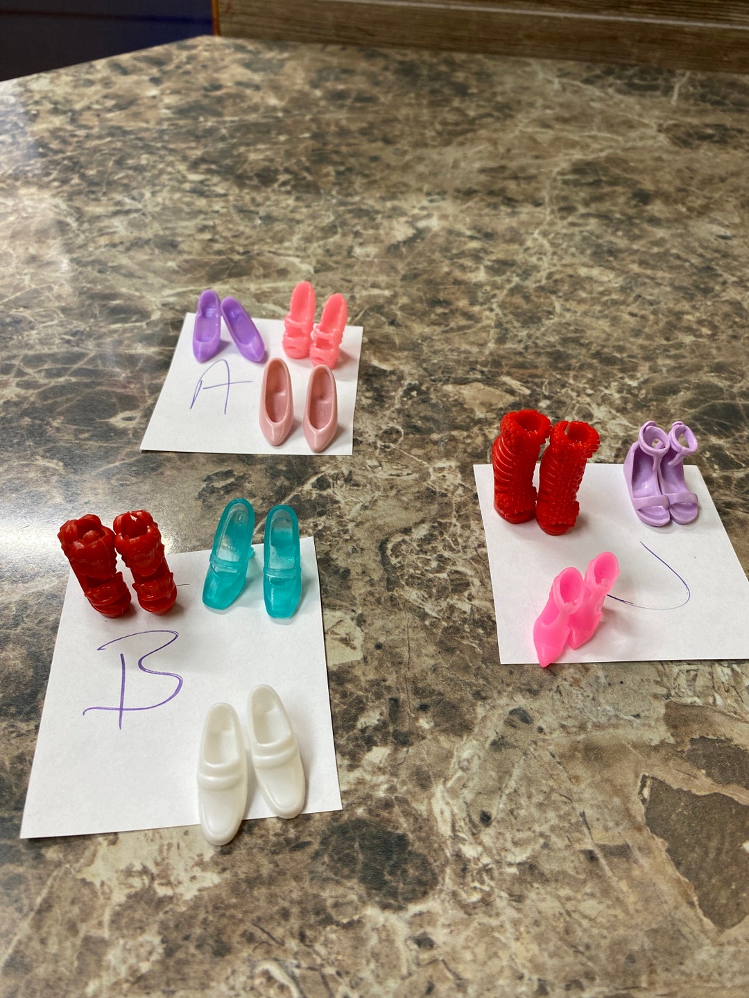 Vintage Barbie Doll Shoes Collectable Keepsake Decor A B or C Etsy