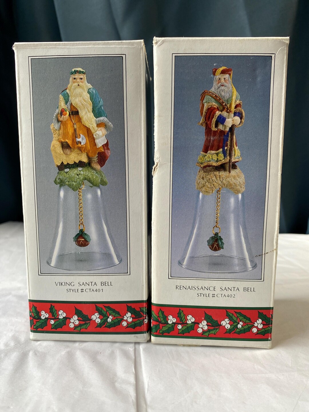 Santa Bell Note Santa Bell Novelino Collectable Christmas Through the Ages - Etsy