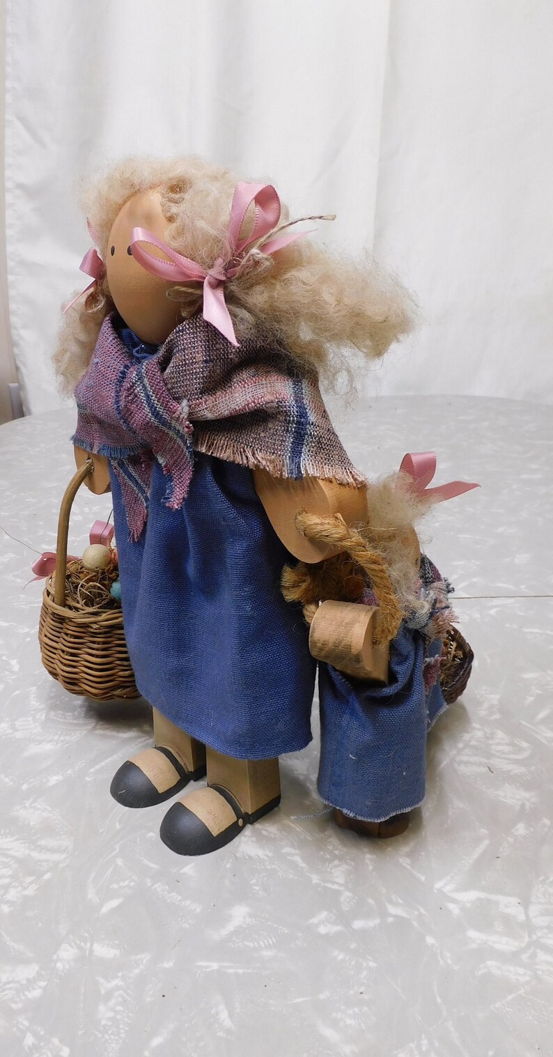 Vintage Sadie and Her Little Sister Keepsake Collectable Whimsical
