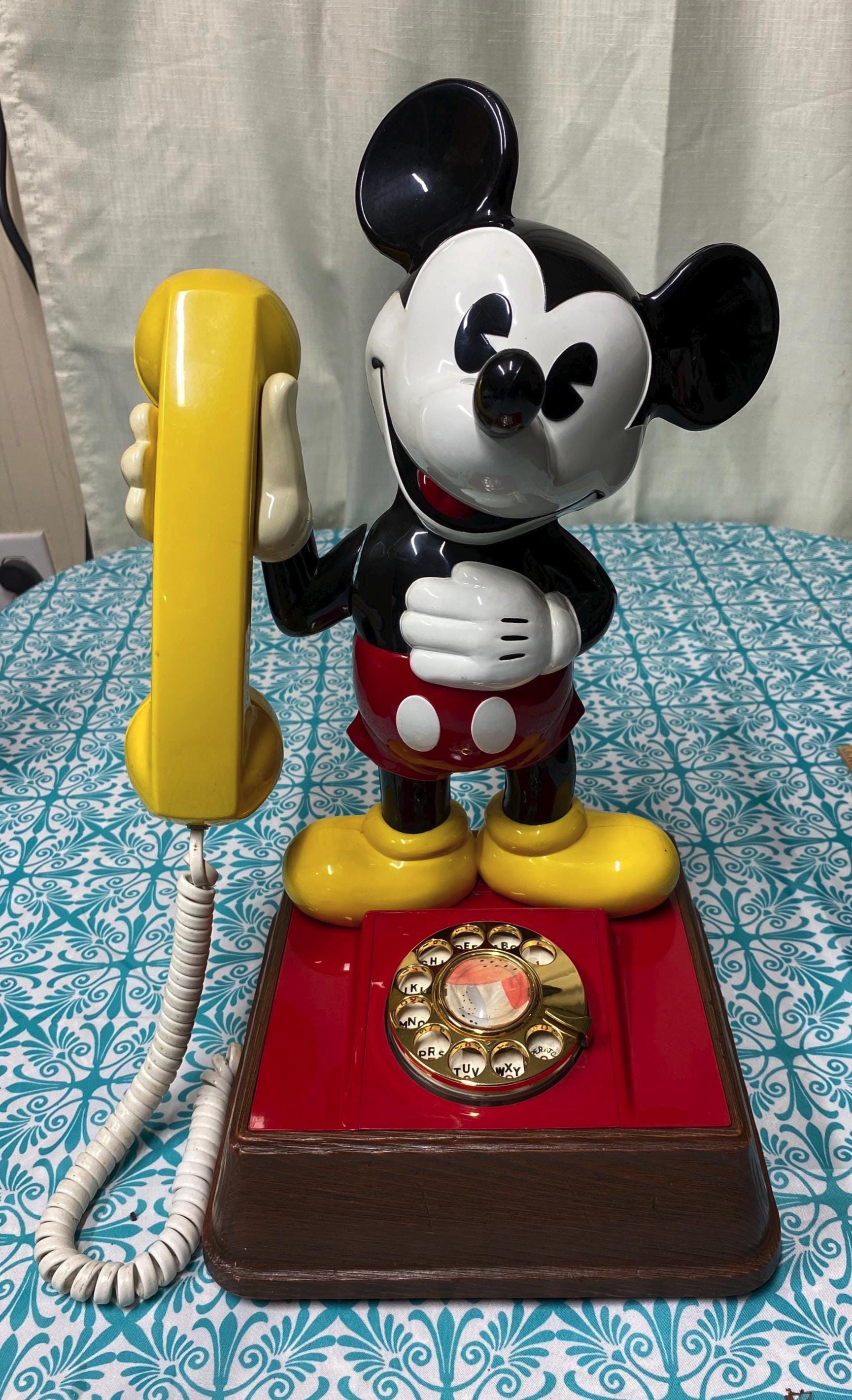 Mickey Rotary Phone - Etsy Mickey Rotary Phone - Etsy