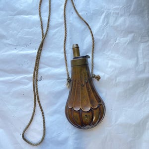 Brass Powder Flask