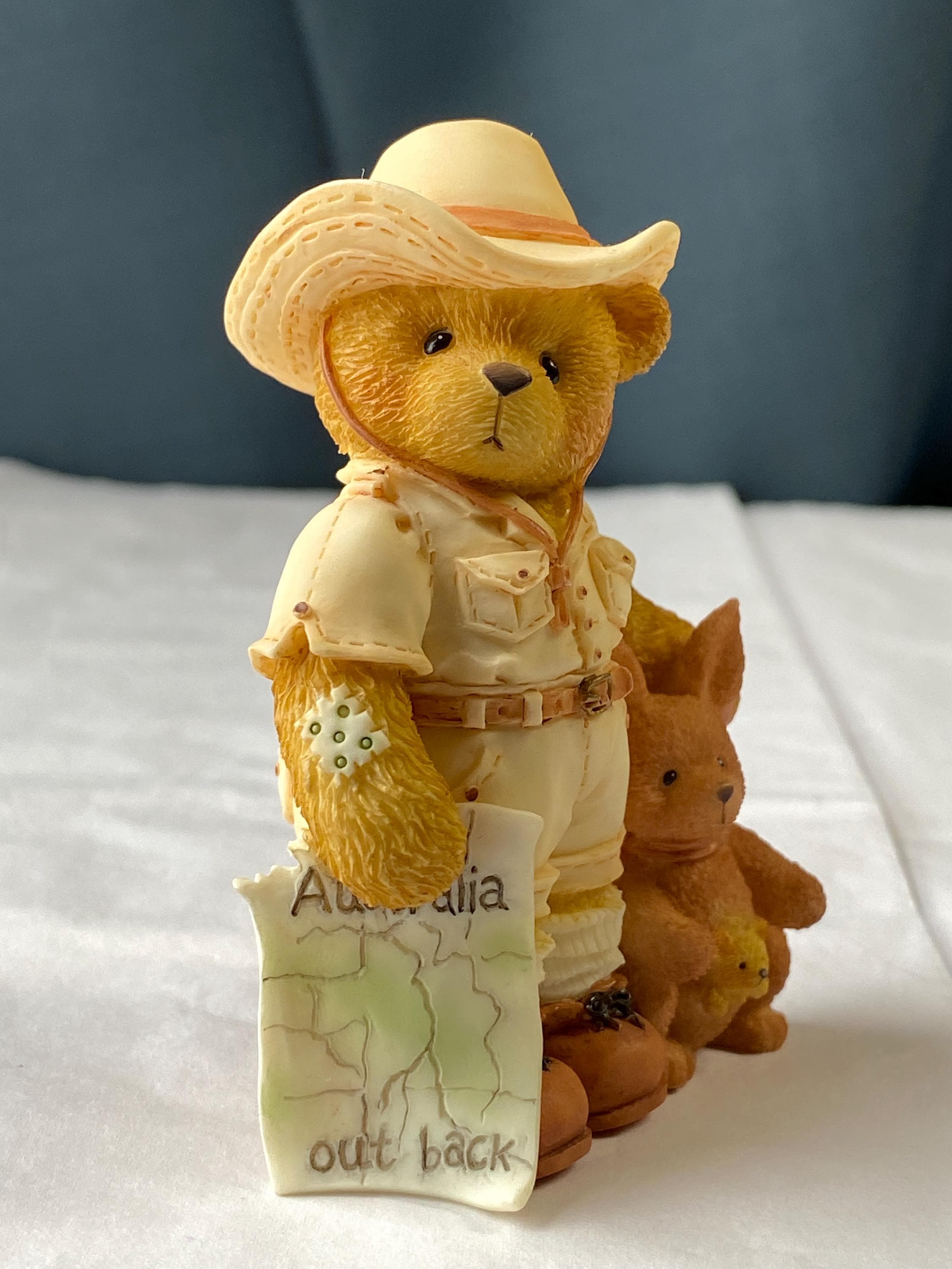 Australian Outback Bear Bazza Cherished Teddies Figurine - Etsy Canada