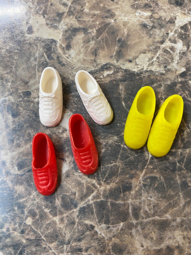 Vintage Barbie Doll Sneakers Doll Shoes Tennis Shoes Collectable Keepsake Decor - Etsy