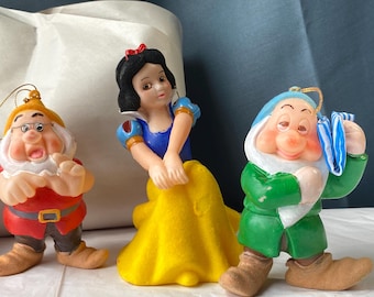 白雪姫と七人の小人のフェルトクリスマスオーナメントセット - Etsy 日本