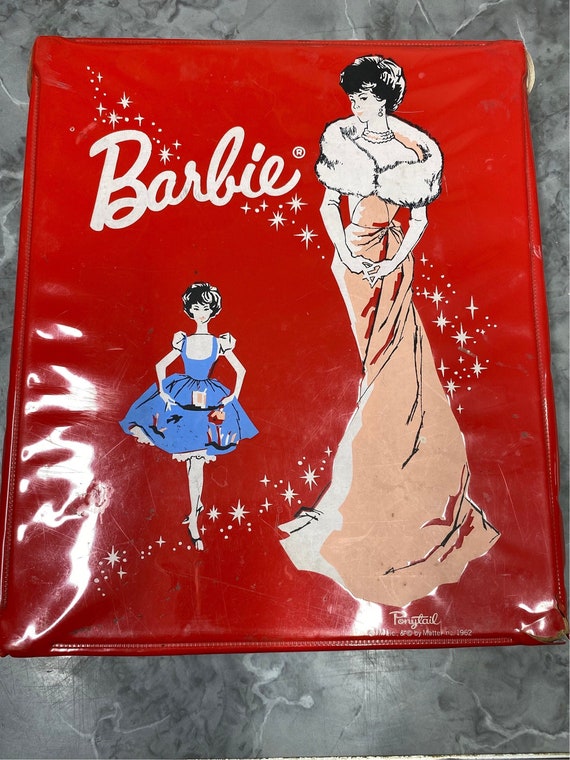 Vintage Barbie Trunk Wardrobe Case Mattel Barbie Ponytail Vinyl