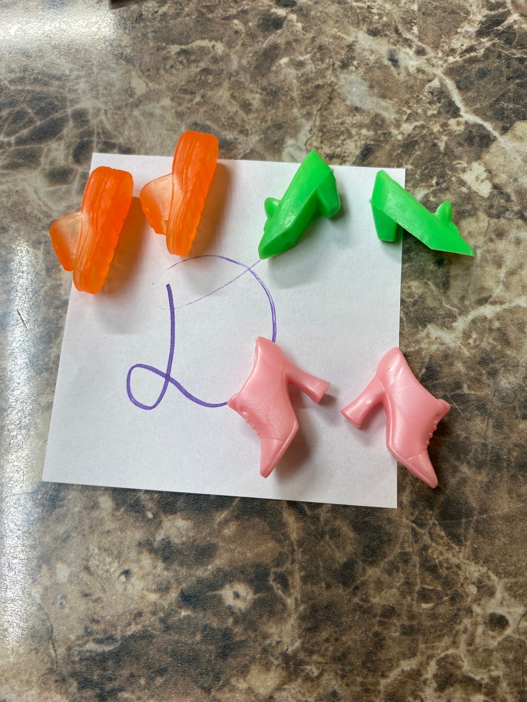 Vintage Barbie Doll Shoes Collectable Keepsake Decor Etsy